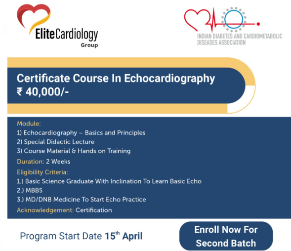 Certificate Course in Echocardiography
